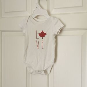 3/$20 Rae dunn onesie size 3-6 m